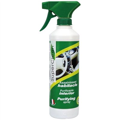 SUPERCLEAN - Assainissant habitacle pulverisateur 500ml Superclean