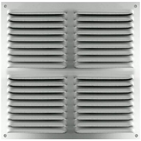 AUTOGYRE - Grille alu anodisé persienne en applique 300x300mm