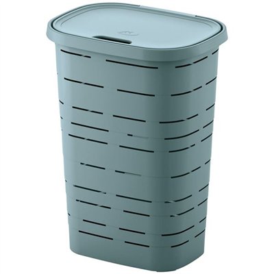 M-HOME - Coffre à linge signature 55l bleu ciel