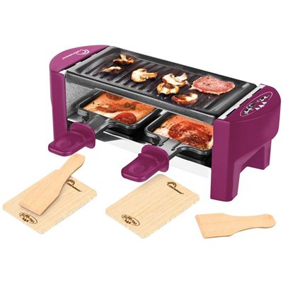 LITTLE BALANCE - Raclette 2 personnes Prune - Meuuuh...! - 8615