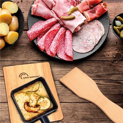 LITTLE BALANCE - Set 4 spatules + 4 planchettes bois