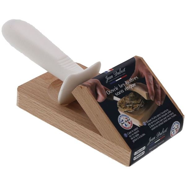 JEAN DUBOST - Ensemble sabot cale-huître + couteau