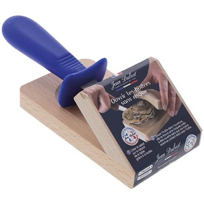 JEAN DUBOST - Ensemble sabot cale-huître + couteau