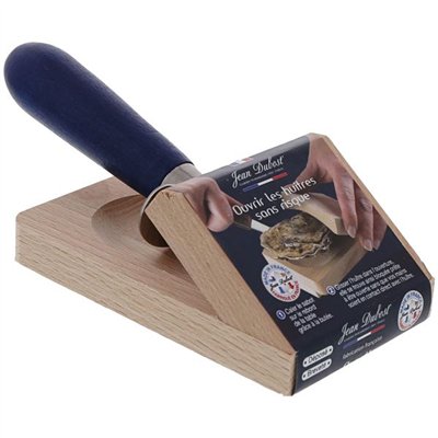 JEAN DUBOST - Ensemble sabot cale-huître + couteau - Manche bois