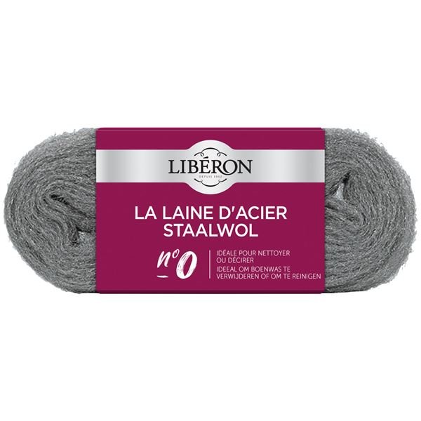LIBERON - Laine acier n° 0 3x30g liberon