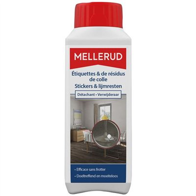 MELLERUD - Detachant autocollant etiquette colle 0.5L