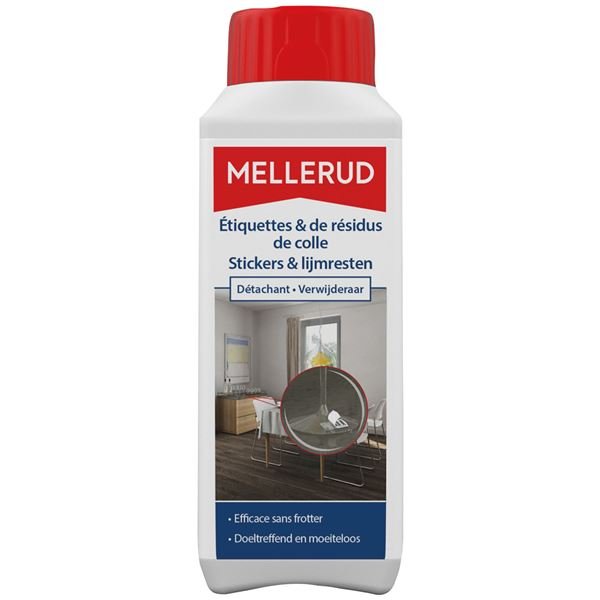 MELLERUD - Detachant autocollant etiquette colle 0.5L