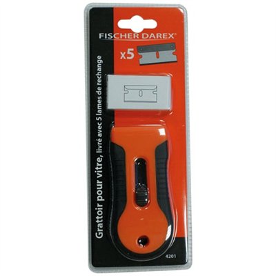 FISCHER DAREX - Grattoir vitre avec lames de rechange