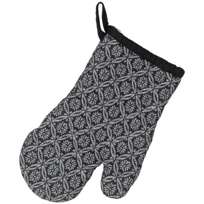 KELA - Gant 18 x 28 cm Carreaux Noirs - Gianna