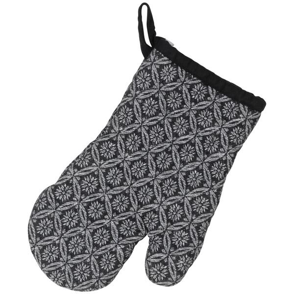 KELA - Gant 18 x 28 cm Carreaux Noirs - Gianna