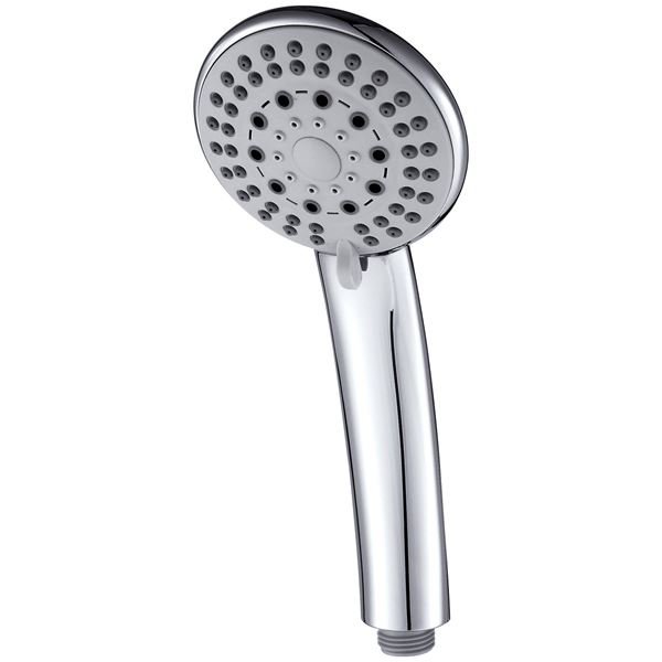 DISFLEX - Douchette 5 jets chromée 90mm picots anticalcaires atria