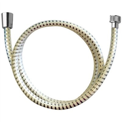 DISFLEX - Flexible de douche espiroflex blanc 1.75m en cavalier