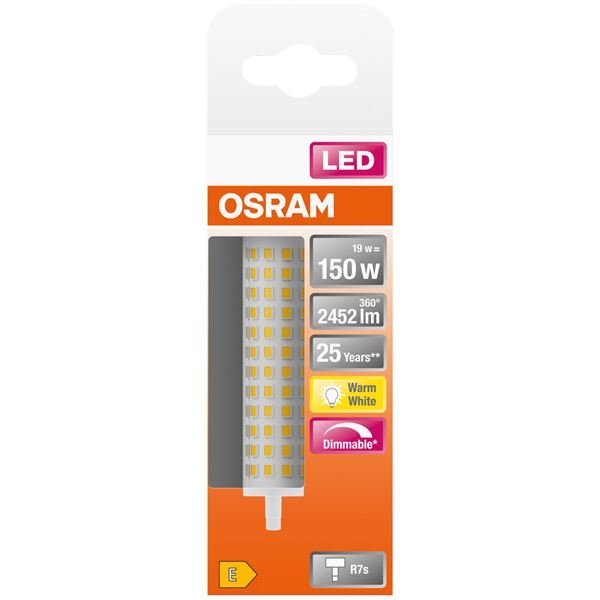OSRAM - Led crayon 118mm variable 19w r7s 2452lm 2700K chd boite x1