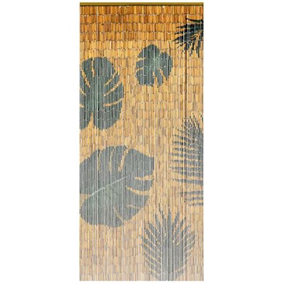 MOREL - Rideau de porte en bâtonnets de bambou 90x200cm