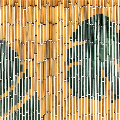 MOREL - Rideau de porte en bâtonnets de bambou 90x200cm