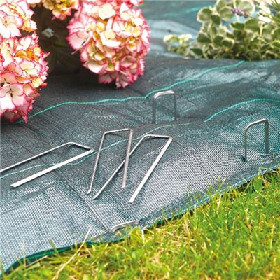 NORTENE - Agrafe paillage fixsol métal 14x4x14cm x10