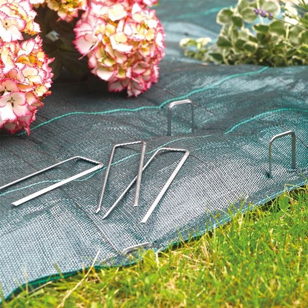 NORTENE - Agrafe paillage fixsol métal 14x4x14cm x10