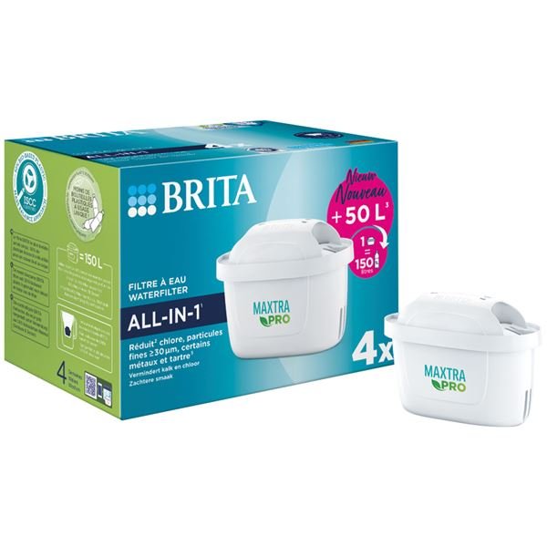 BRITA - Pack 4 cartouches - Maxtra Pro All-in-1