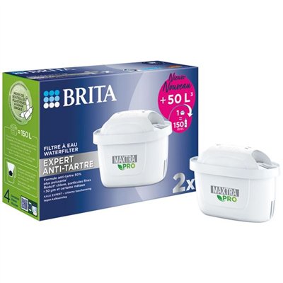 BRITA - Pack 2 cartouches - Maxtra Pro Expert Anti-tartre