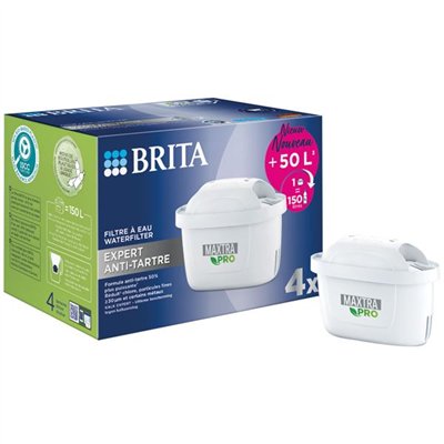 BRITA - Pack 4 cartouches - Maxtra Pro Expert Anti-tartre