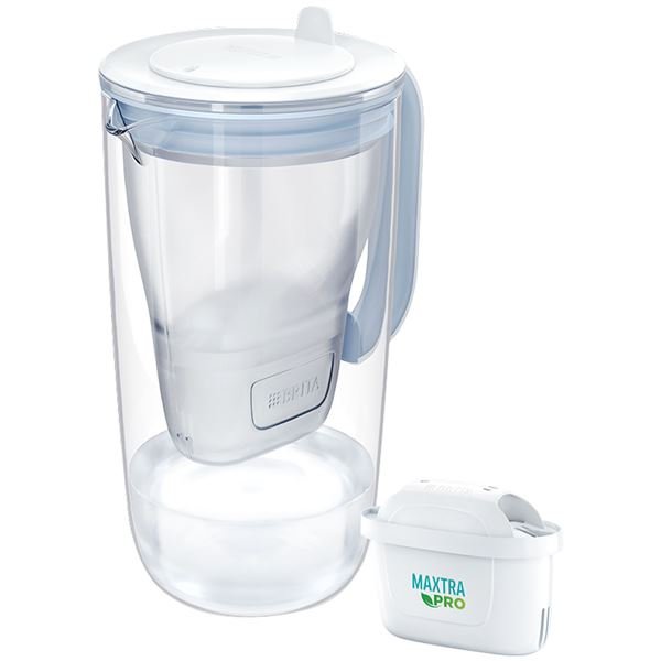 BRITA - Carafe 2,5 L Bleue & Verre - Model One Maxtra Pro All-in-1