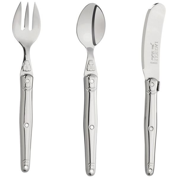 JEAN DUBOST - Set 3 couverts enfant - Laguiole Inox