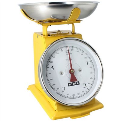 OGOLIVING - Balance mécanique 5 kg Jaune