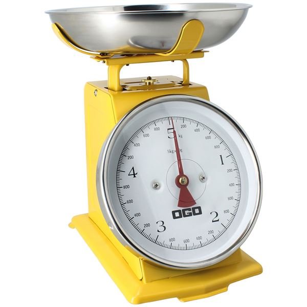 OGOLIVING - Balance mécanique 5 kg Jaune