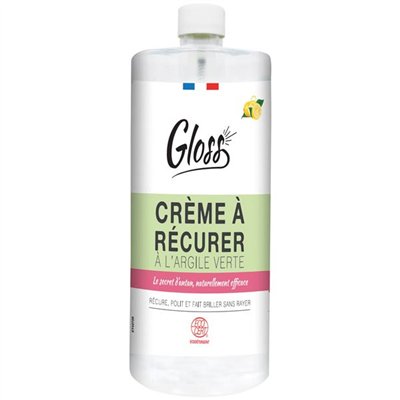 GLOSS - Gloss argile verte crème à récurer Ecocert- 500ml