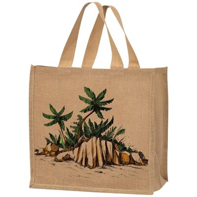 SPHERE - Cabas jute export case creole 37X23x36 cm