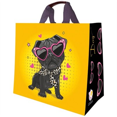 SPHERE - Cabas pp tisse dog 30l 37x36cm