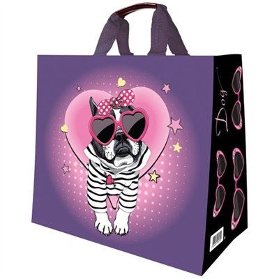 SPHERE - Cabas pp tisse dog 30l 37x36cm