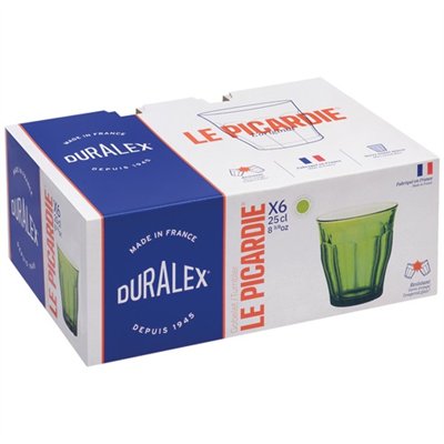 DURALEX - Gobelets 25 cl Vert Jungle - Picardie