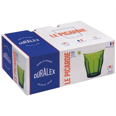DURALEX - Gobelets 31 cl Vert Jungle - Picardie