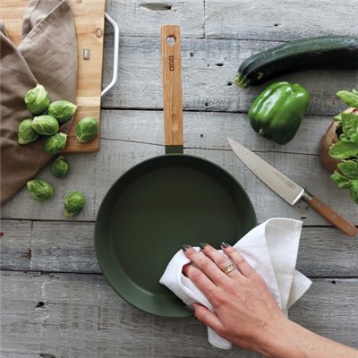 OGOLIVING - Poêle 24 cm Kaki - Ector