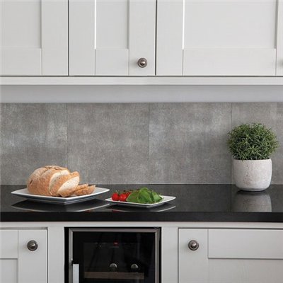 D-C-FIX - Dalles murales carrées 30.5cm adhésives effet béton les