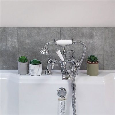 D-C-FIX - Dalles murales carrées 30.5cm adhésives effet béton les