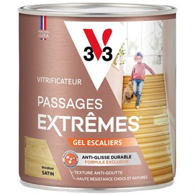 V33 - Vitrificateur passage extrême incolore satin 0.75l