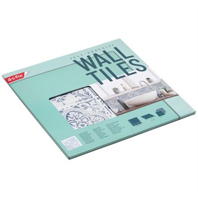 D-C-FIX - Dalle murale carrees 30.5cm adh. effet carreaux de ciment x6