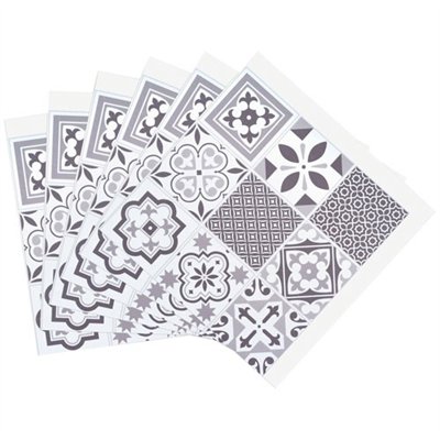 D-C-FIX - Dalle murale adhésive effet carreaux de ciment 30.5cm x 6