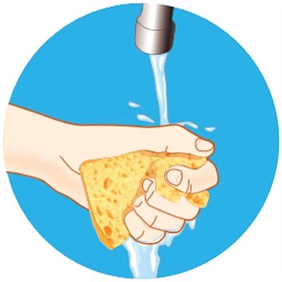 SPONTEX - Eponge l'essentielle tous nettoyages menagers x3