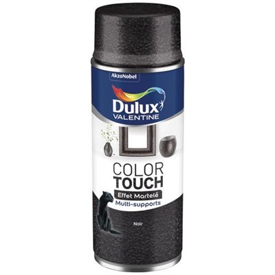 DULUX VALENTINE - Aérosol Color Touch effet martelé noir 400ml