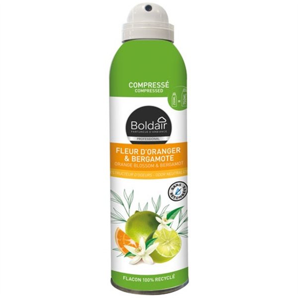 BOLDAIR - Boldair désodorisant fleur d'oranger et bergamote 250ml