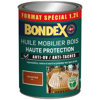BONDEX - Bondex huile mobilier 1.2l teck
