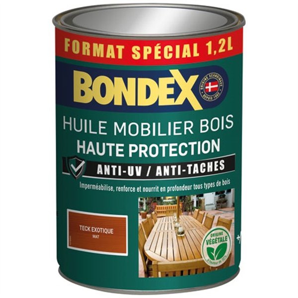 BONDEX - Bondex huile mobilier 1.2l teck