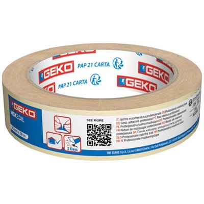 GEKO - Adhesif de masquage professionnel 50mm x 50m