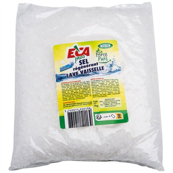 ECA PROS - Sel régénérant lave-vaisselle sachet 12 kg