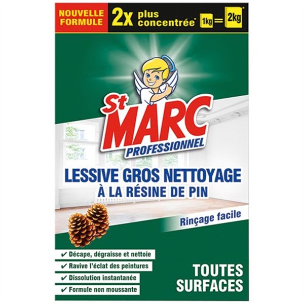 ST MARC - Lessive pro résine de pin 1kg St Marc