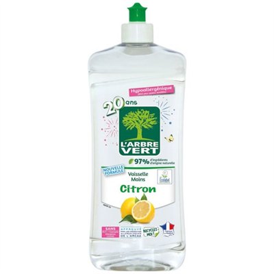 ARBRE VERT BIEN ETRE - L arbre vert vaisselle mains ecolabel citron 750ml