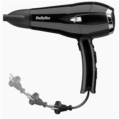 BABYLISS - Sèche-cheveux - CordKeeper 2000 - D374E